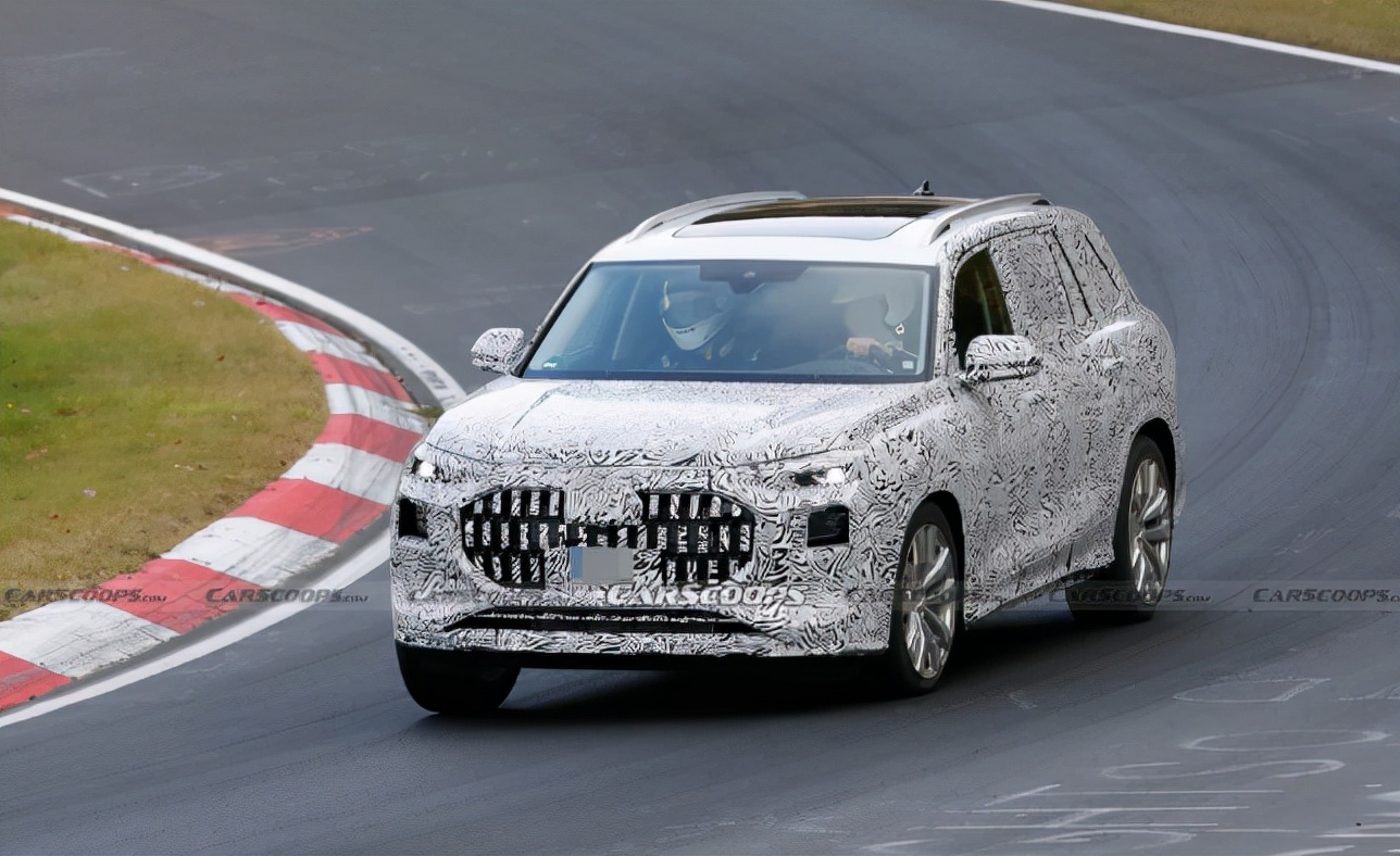 The latest spy photos of the Audi Q9 are exposed, which is expected to ...