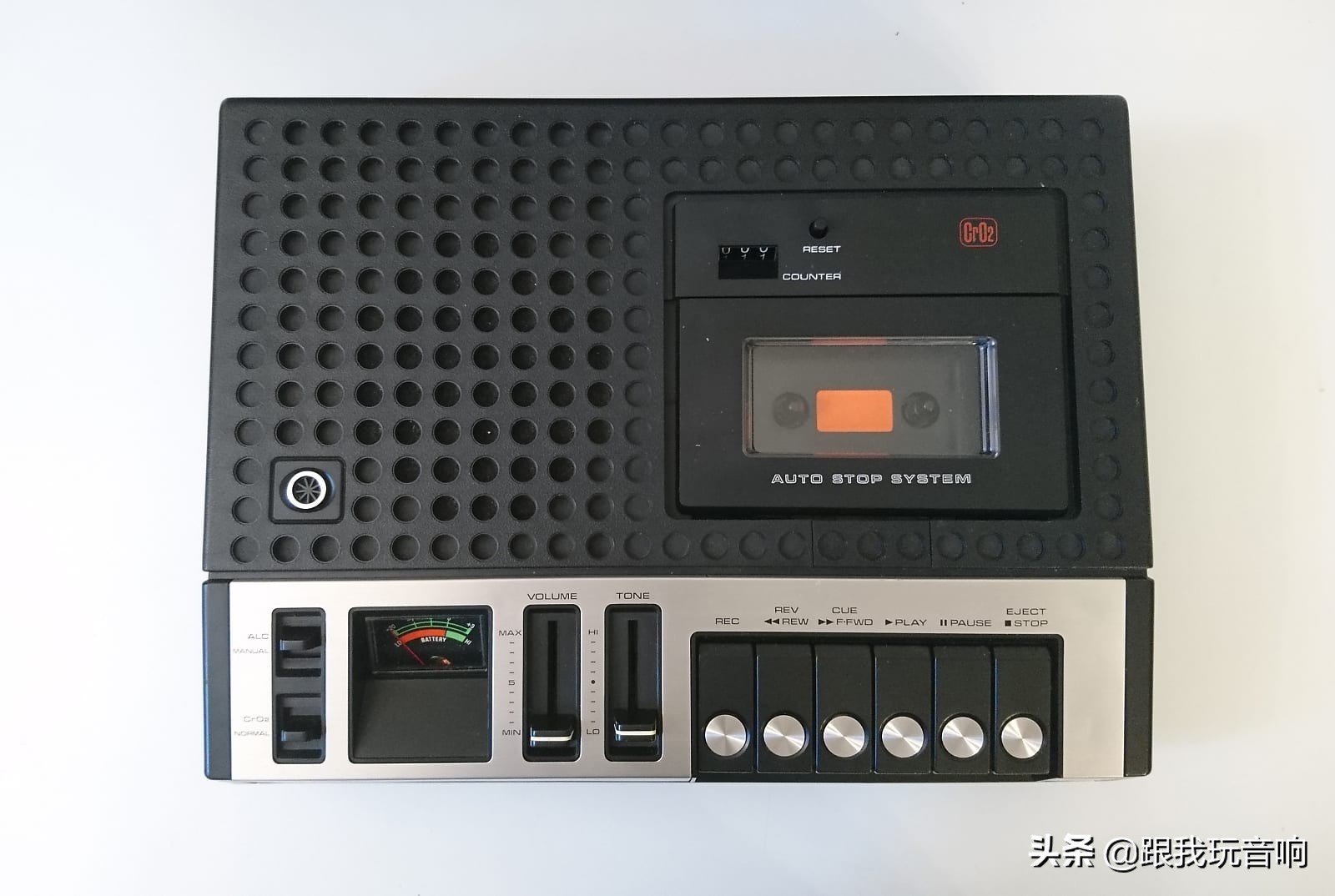 80s Sanyo M2502u Cassette Portable Recorder With Original Carrying Case Imedia 3666