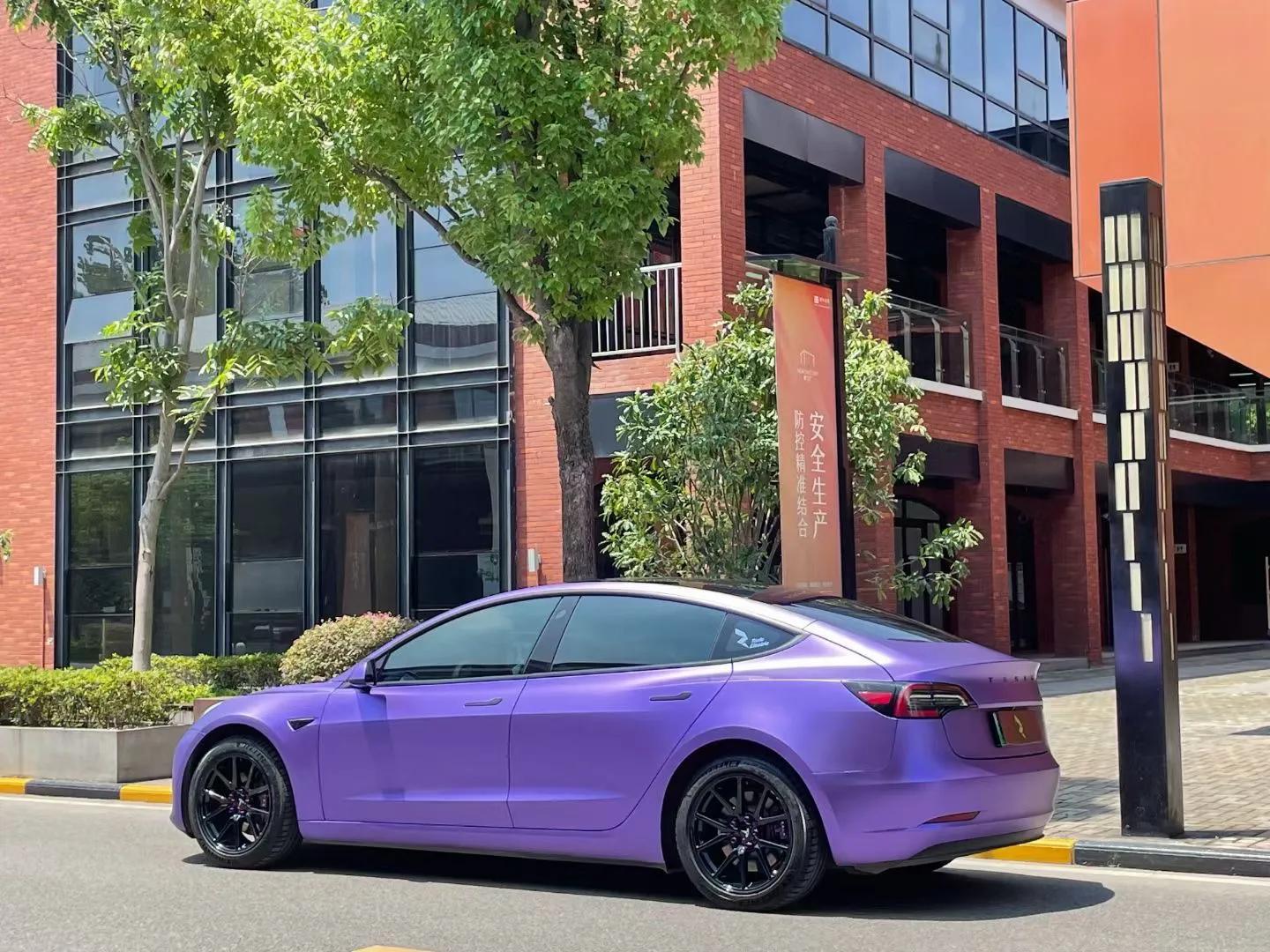 Model 3 Performance Purple Is the purple Tesla model3 particularly eye-catching? - iNEWS