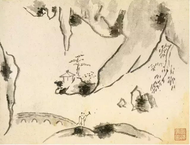 这位和尚的画,简到了极致,影响后世几百年