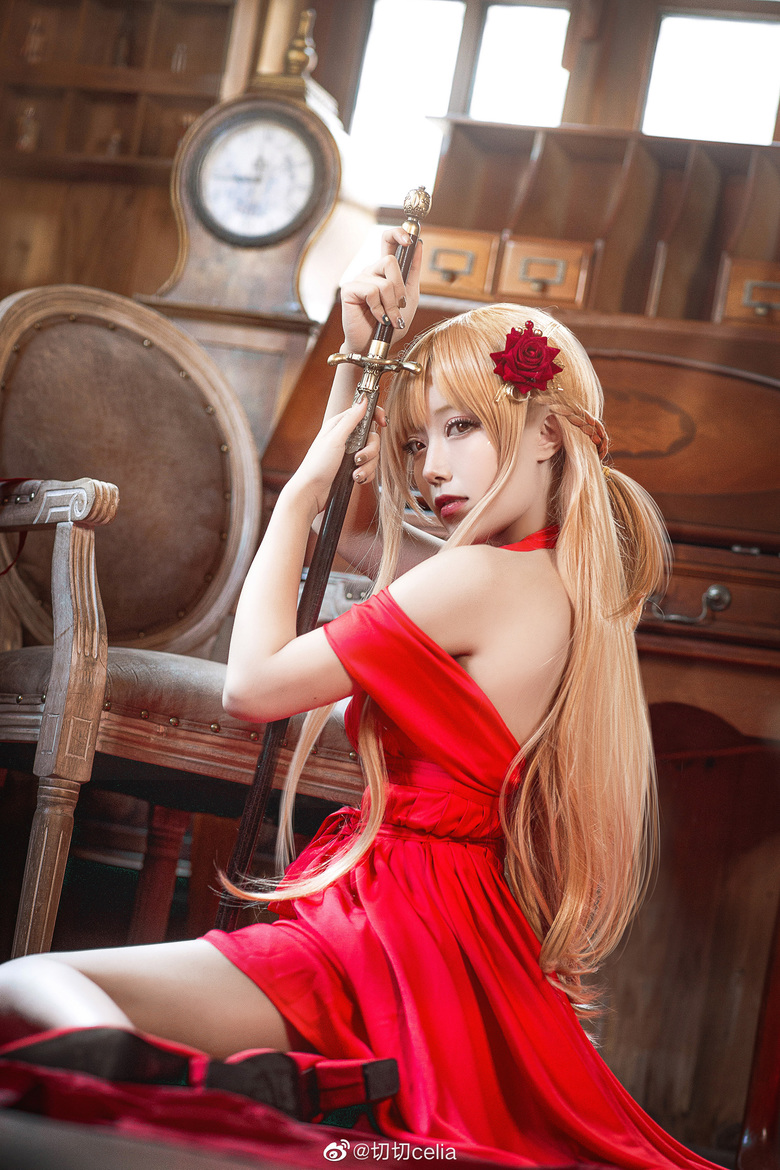 【COS】切切celia图包合集精选丨刀剑神域·亚丝娜