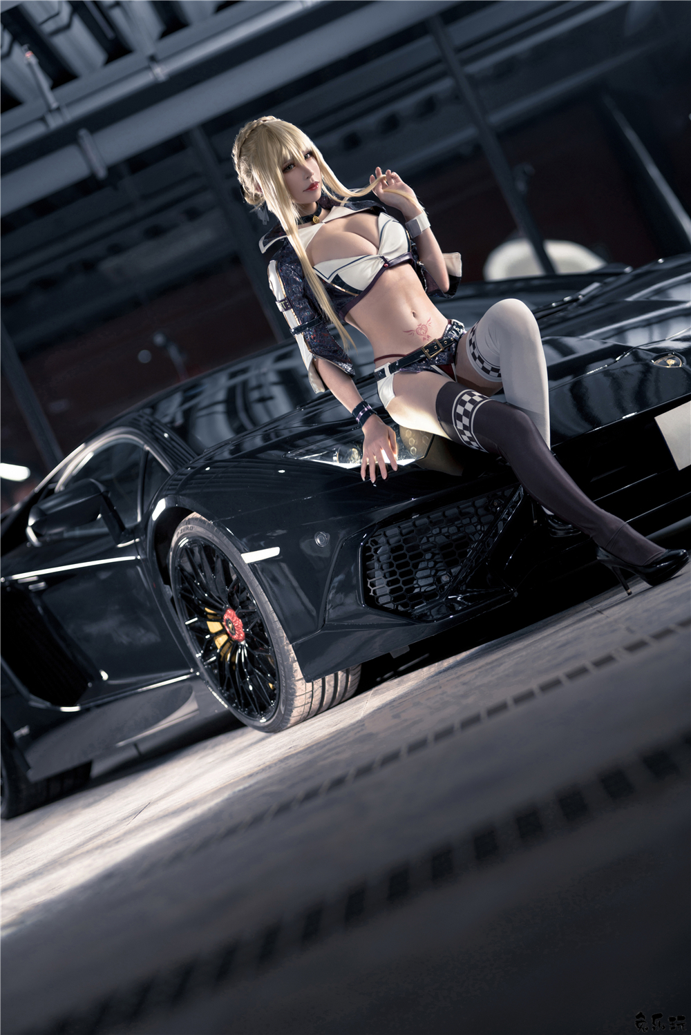 【cosplay】爱老师_PhD作品合集精选丨玛修-黑枪呆-同人赛车