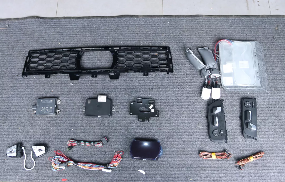 Popular modification project BMW X5 retrofitted with original ACC