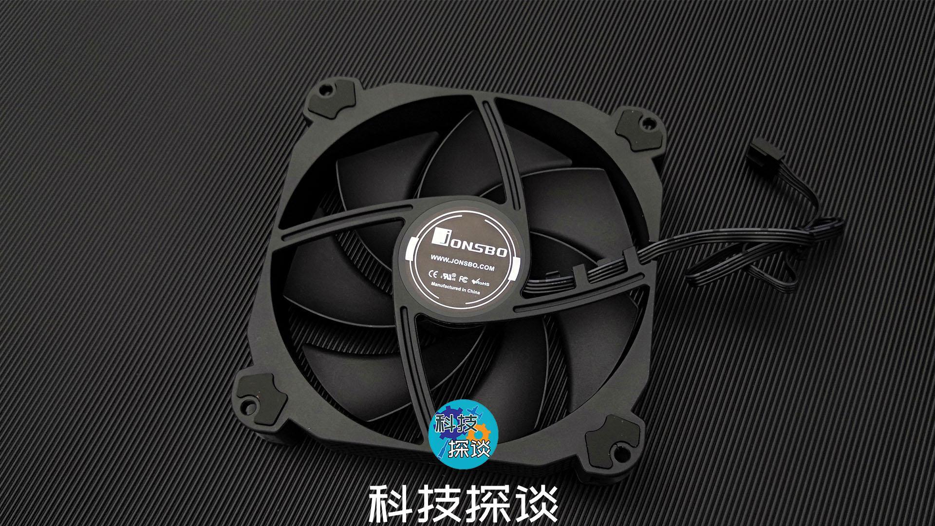 石墨烯涂层加身，14厘米散热风扇，乔思伯HX6250压制CPU只要单塔