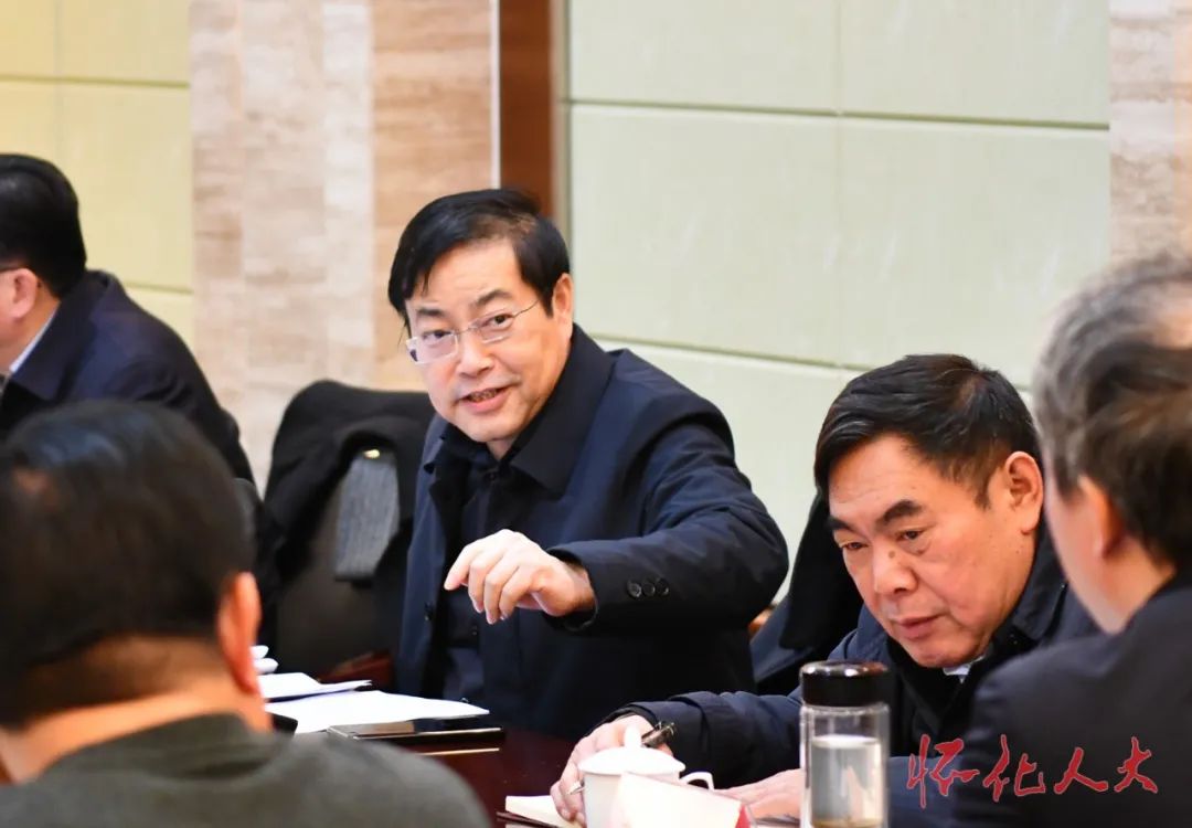 在怀全国和省人大代表集中视察我市制造业发展