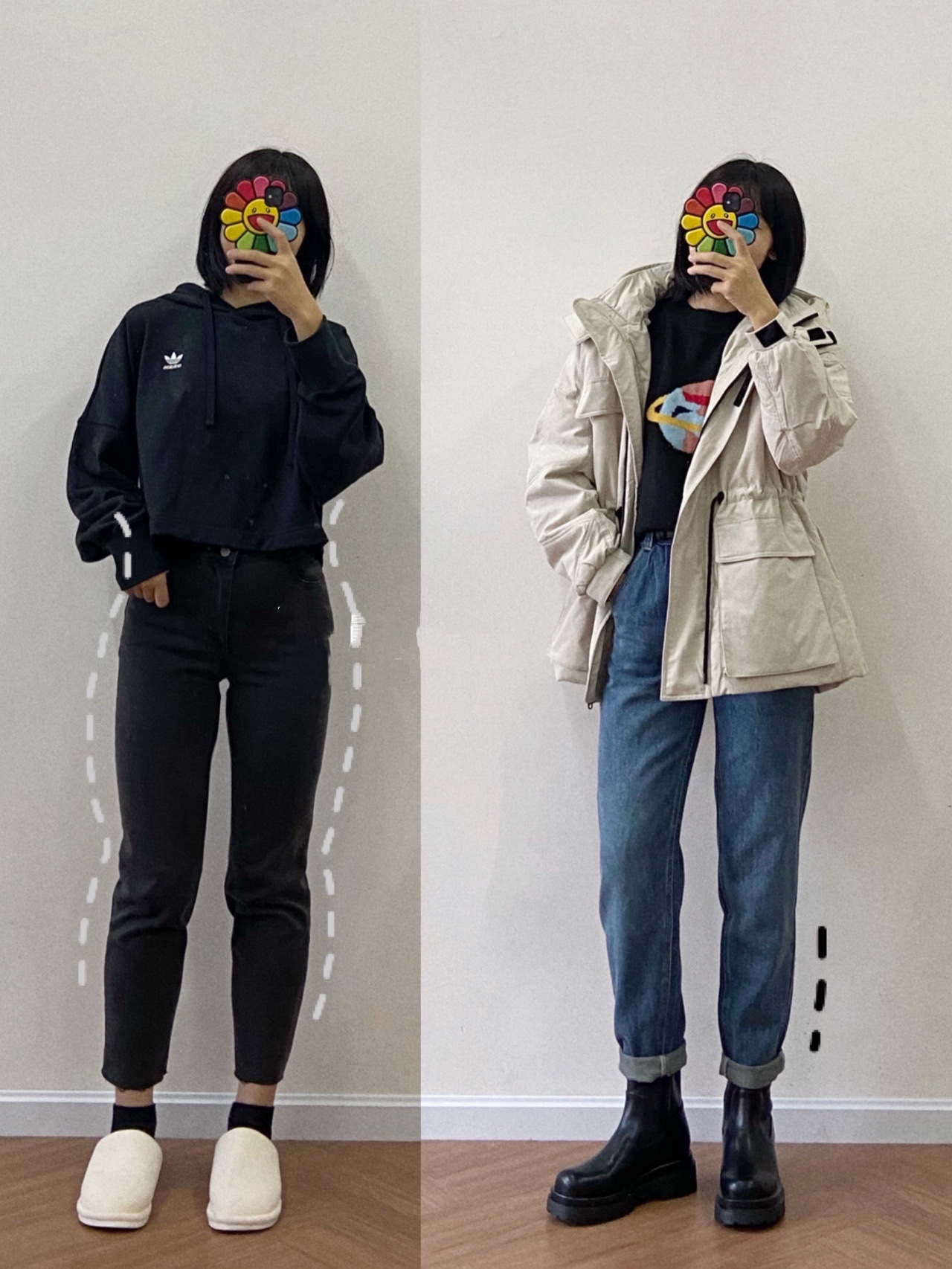 你是什么腿型就选什么裤子，今冬流行的烟管裤，腿粗女人穿更合适