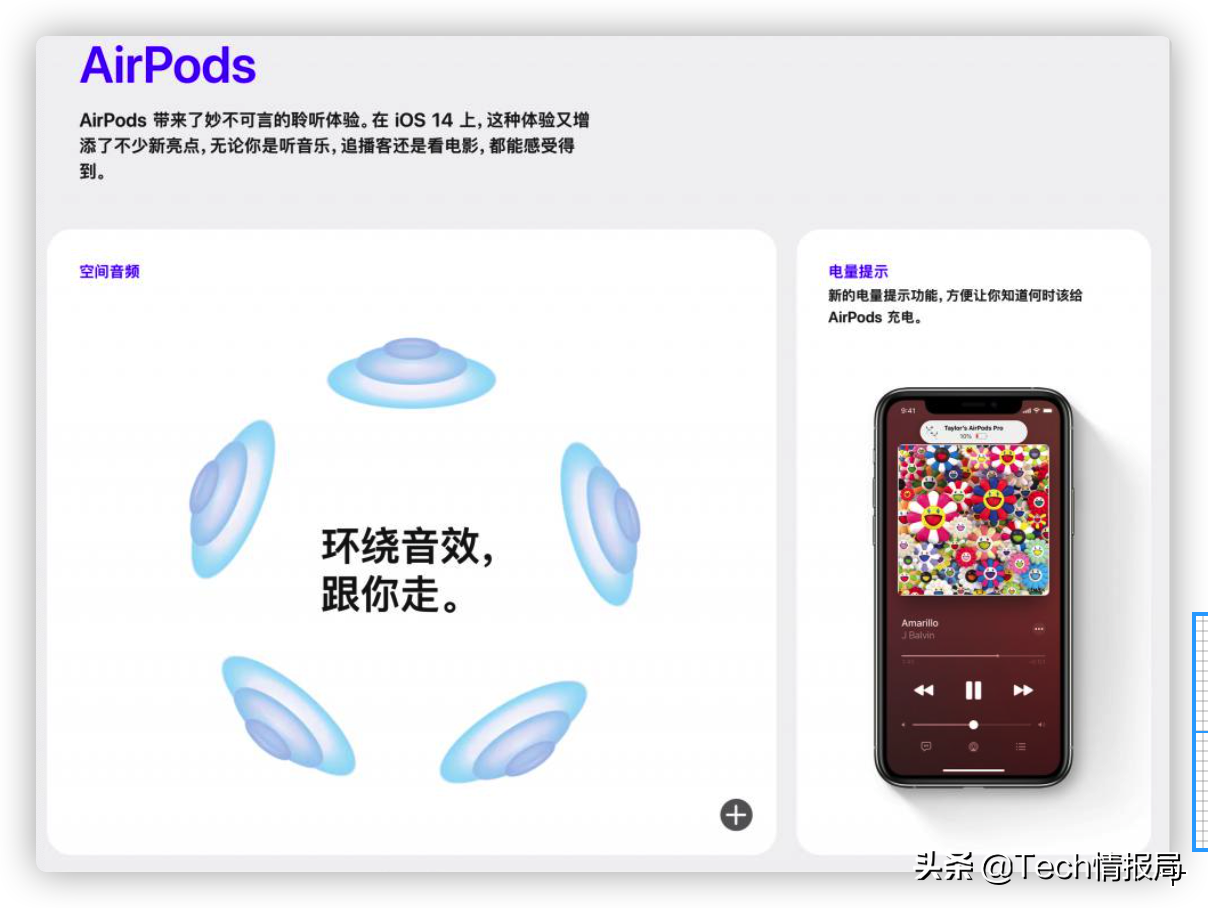 iPhoneAirPodsPro消息推送「室内空间声频」，真无线耳机狂甩敌人