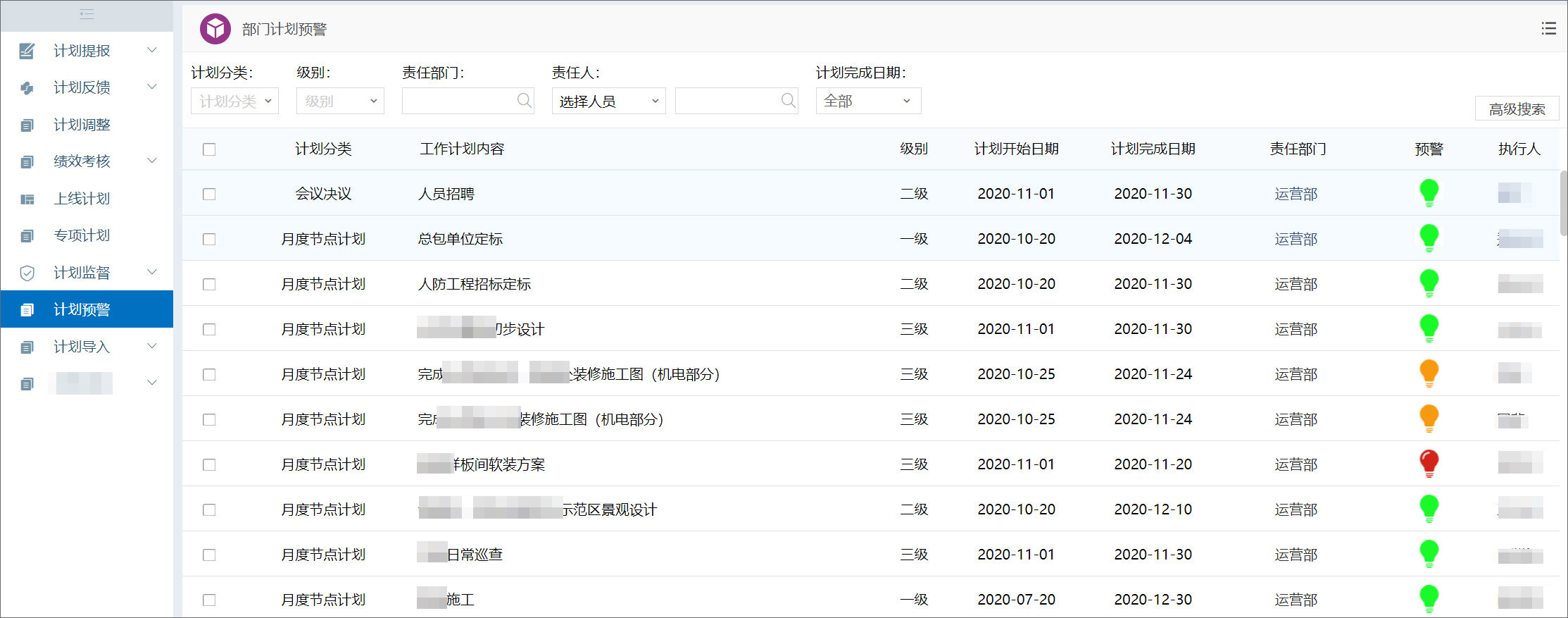房地产行业项目用OA，实现计划全过程管理