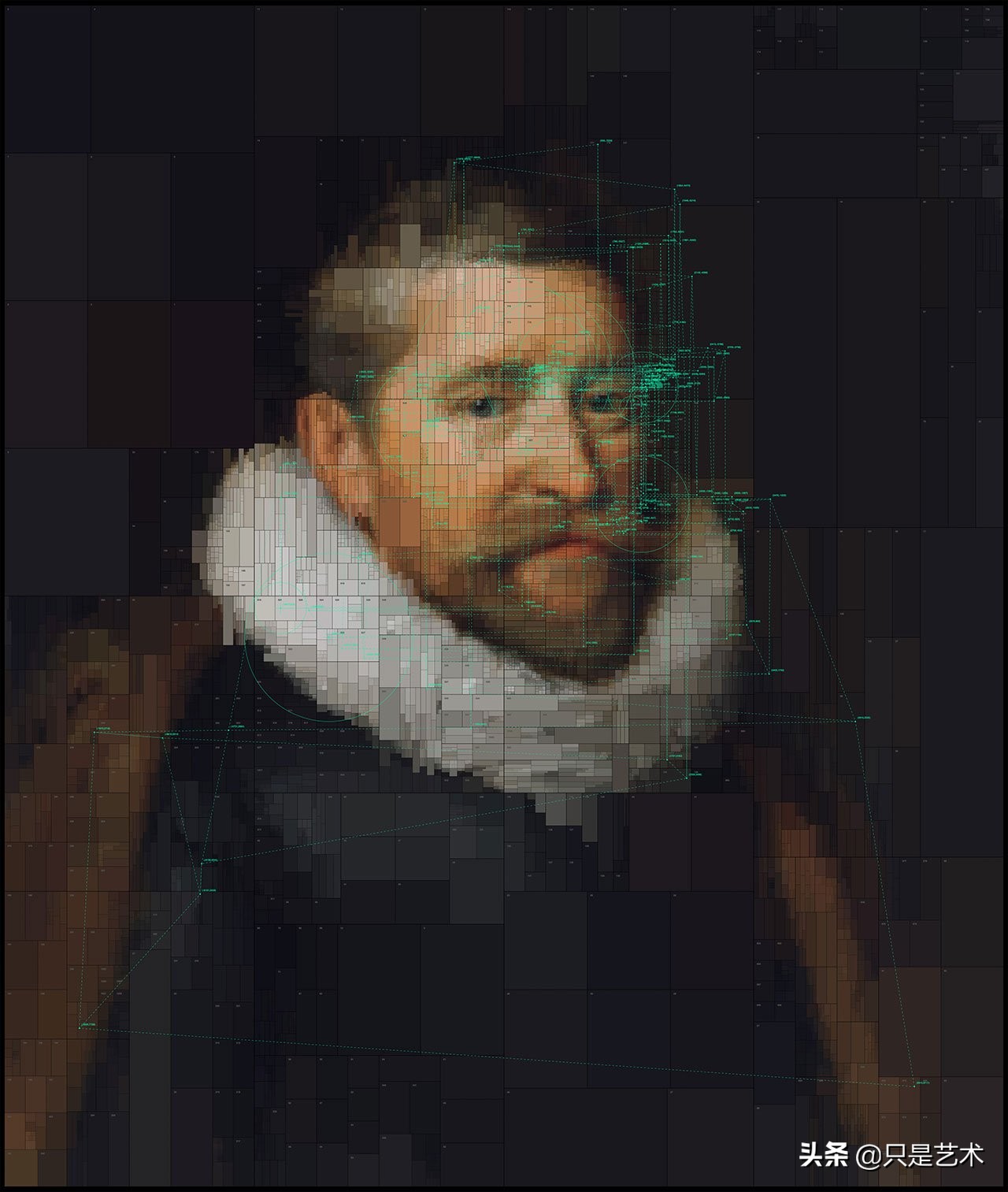 当世界名画变成了马赛克