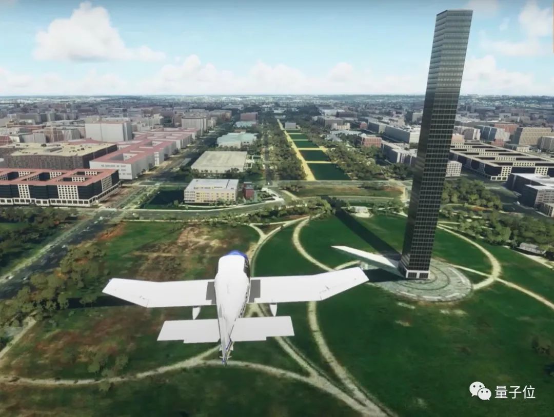 《微软飞行模拟》用AI还原15亿建筑，出现王宫变写字楼bug