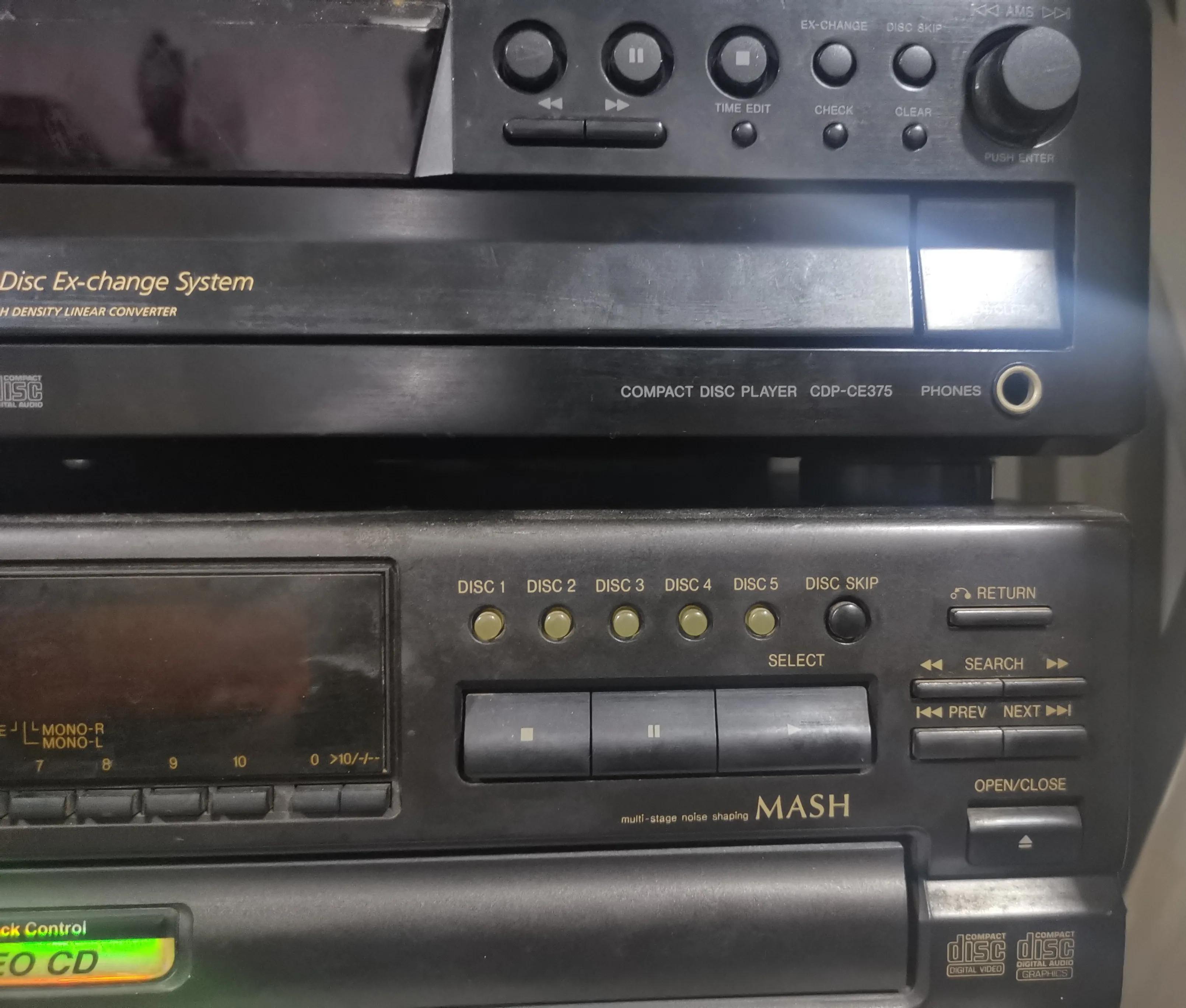 Old goods collection Panasonic vcd, Sony cd iNEWS
