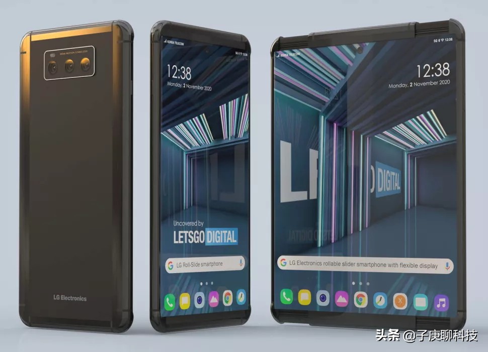 LG Rollable可能撼动可折叠手机市场，新的全面屏设计