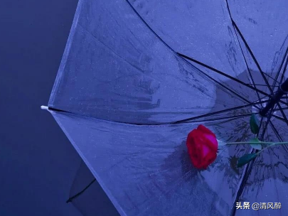 下雨天心情说说简单有意境 雨是悲欢离合，雨是一生错过图片
