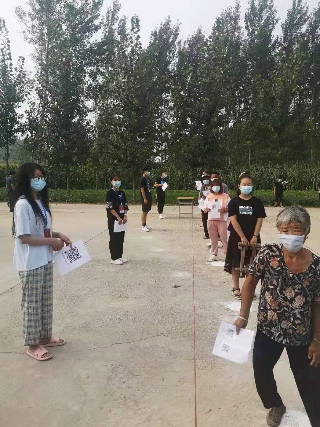 睢阳区临河店乡：志愿服务有温度，核酸检测加速度