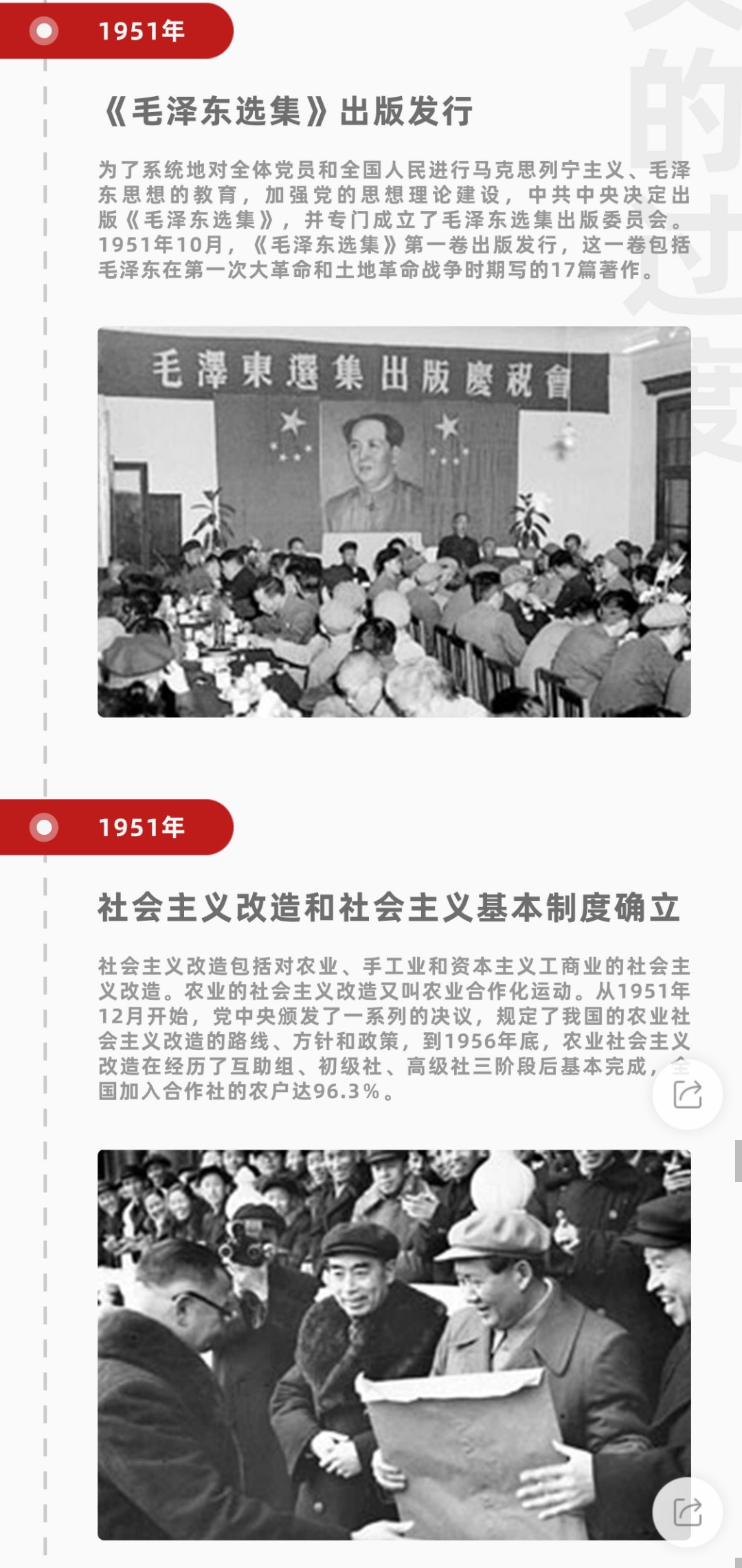 党史百年（1949年-1956年）