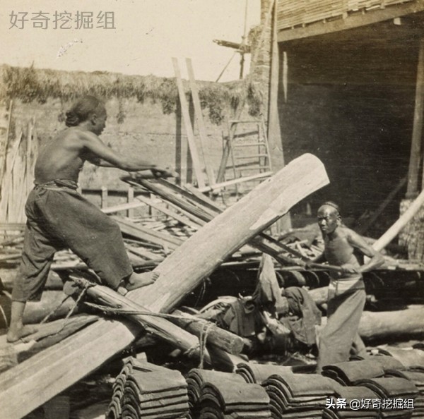 1908年珍贵晚清老照片，那时候雷峰塔还没倒塌