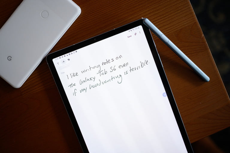 三星Galaxy Tab S6评测：终于，一个不错的 Android 2合1 设备