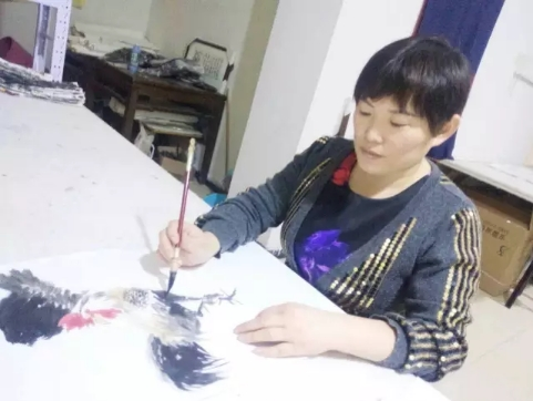 北京国创书画院院长-著名书画家颜娟作品赏析