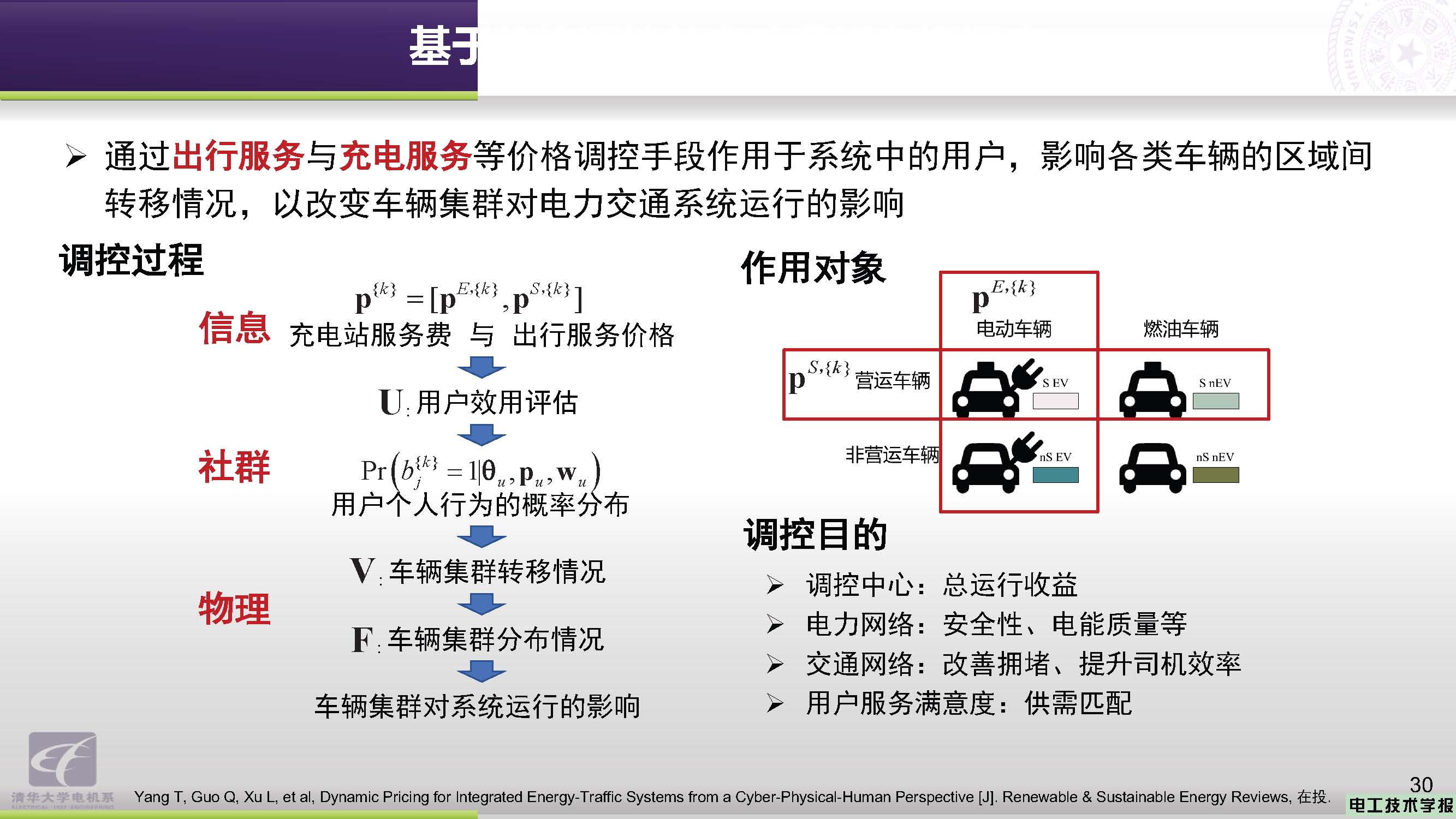 清华大学郭庆来副教授：电力-交通融合网络的协同优化