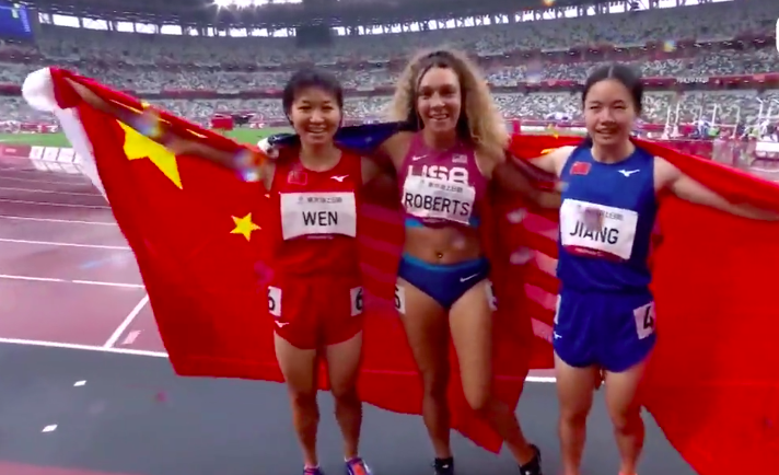 比夺冠更伟大！中国100米女飞人破世界纪录，主
