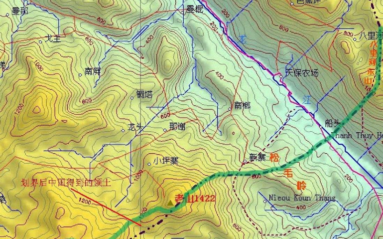 盘龙江地形图图片