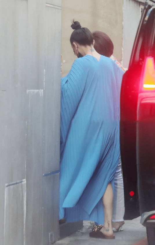 大S婚变风波后首露面，去妹夫私人招待所，宽松睡裙挡不住憔悴