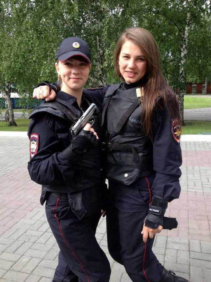 17 Beautiful Russian Policewomen Wearing Russian Ministry Of Internal Affairs Armbands Their 
