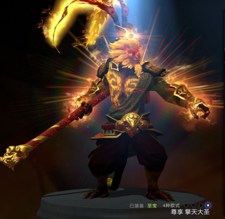 DOTA2饰品穿搭推荐——擎天大圣与伏魔行者