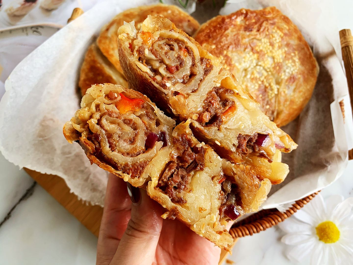 早餐餅最簡單的做法，不揉麵，不發麵，10分鐘搞定，簡單美味