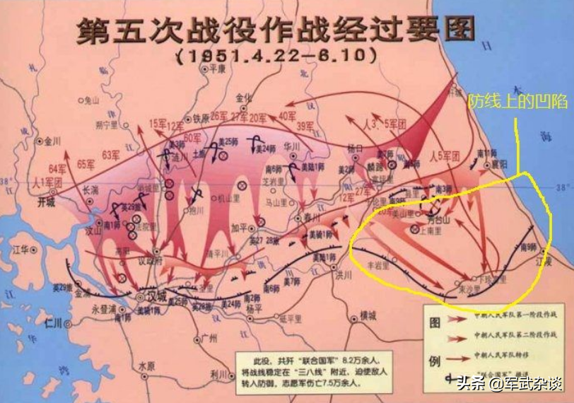 志愿军伤亡7.5万，被俘1.7万，第五次战役为何损失如此巨大