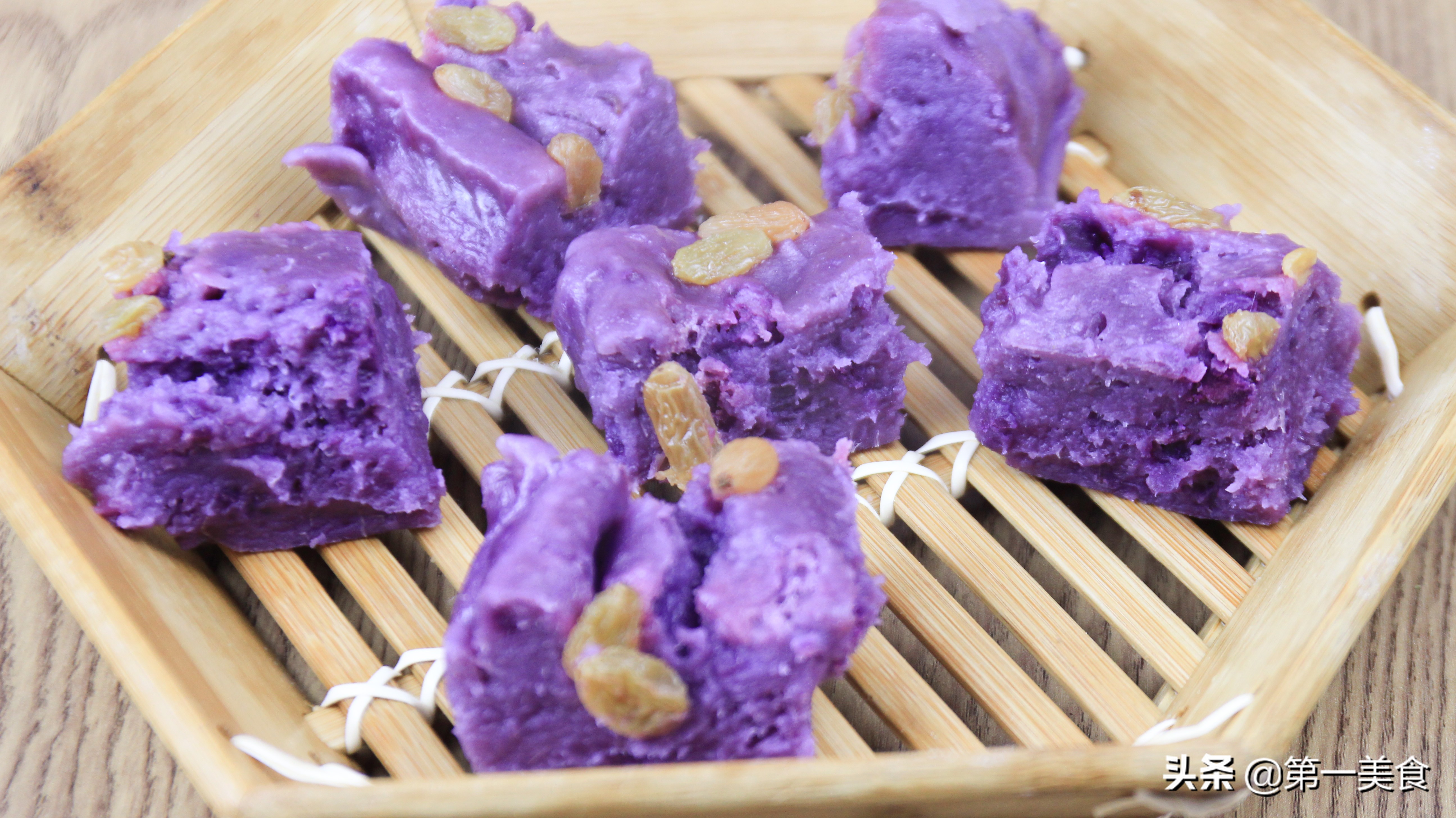 紫薯糕做法 无塌陷又软糯细腻
