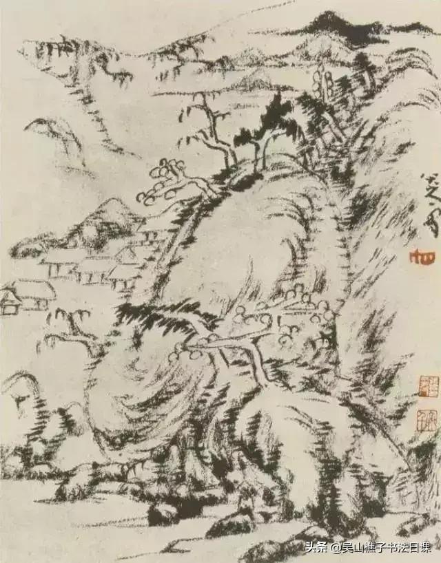 八大山人山水画