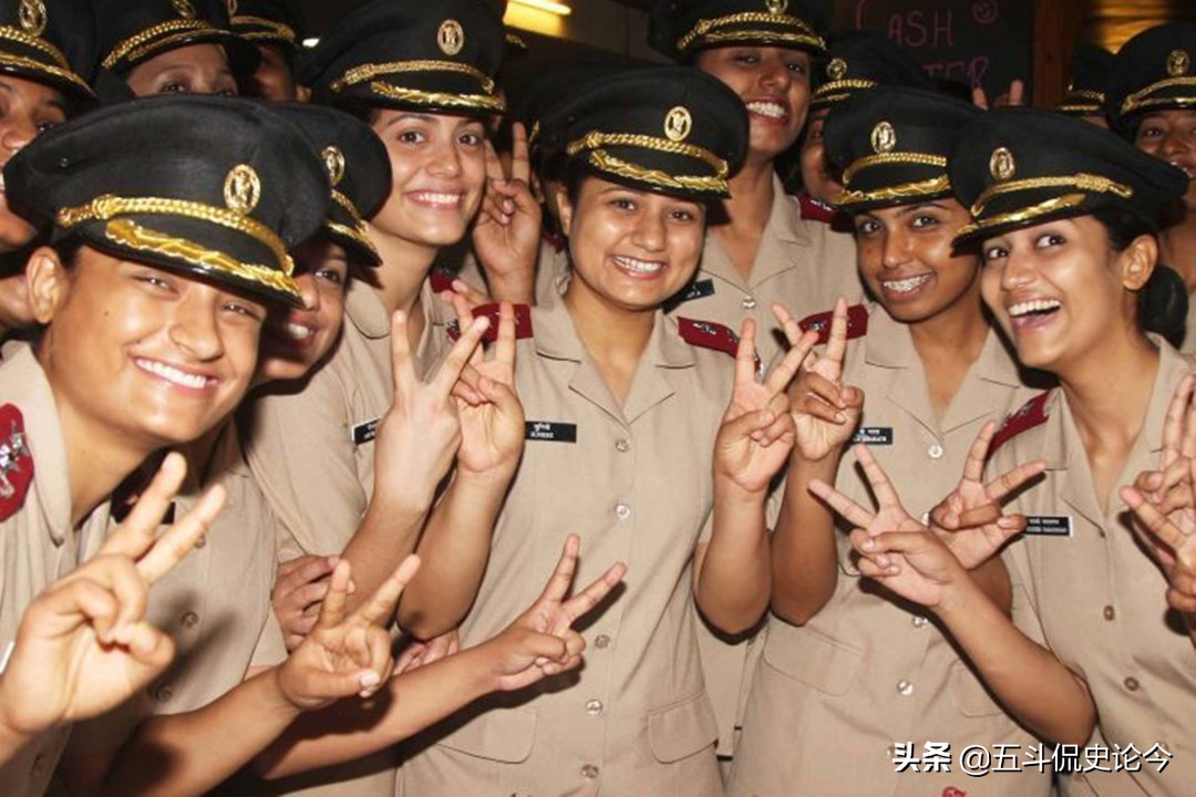 Why are the female nurses in the Indian army dressed in khaki? British