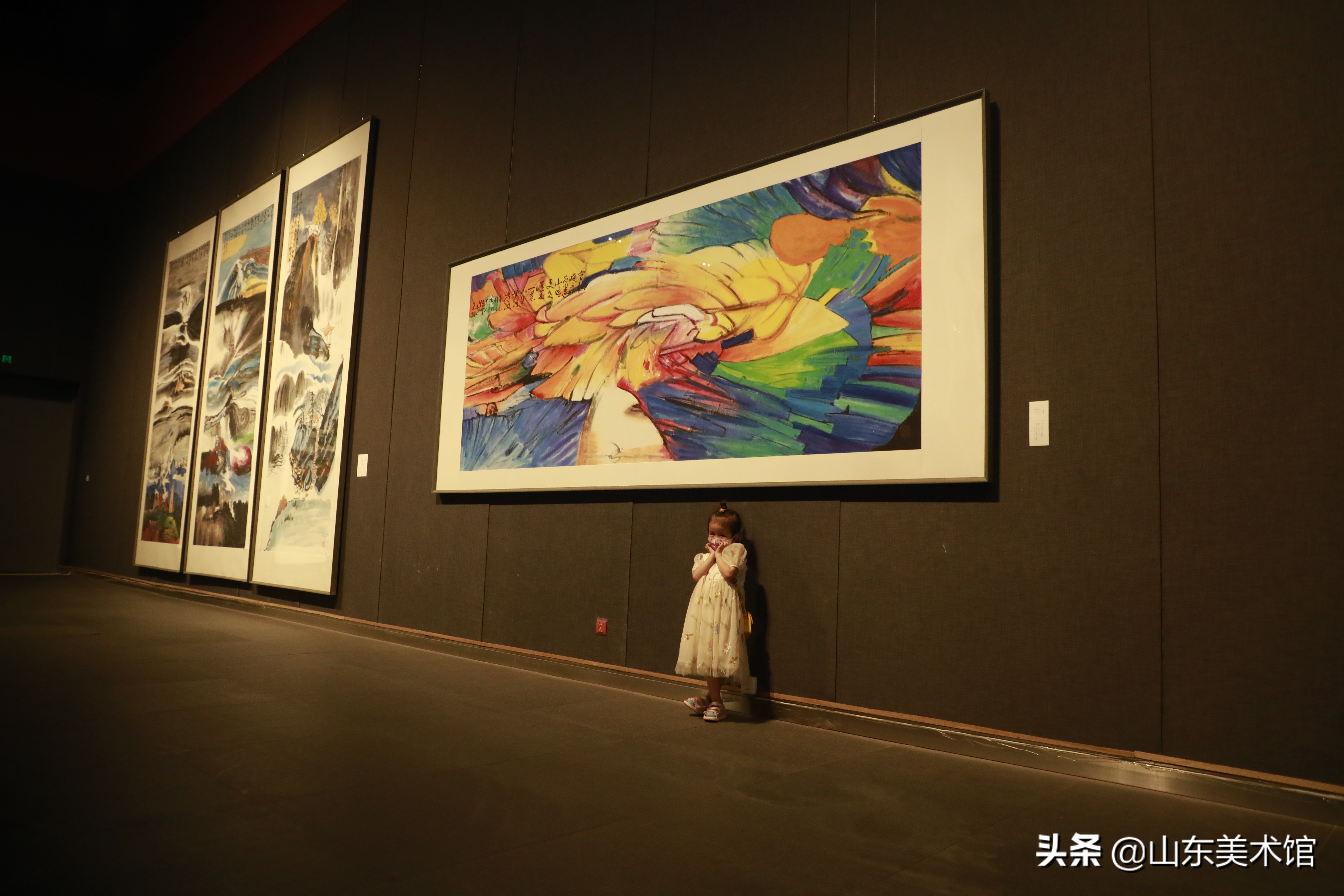 淋漓华章孙博文艺术展于山东美术馆开幕