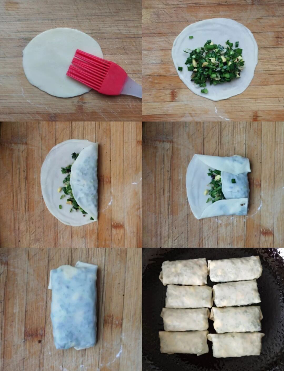 好吃易做的韭菜鸡蛋包，皮薄馅多，外焦里嫩，大家赶快收藏吧