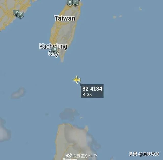 台媒：解放军军机休整一天后，今天再到台湾西南空域“打卡”