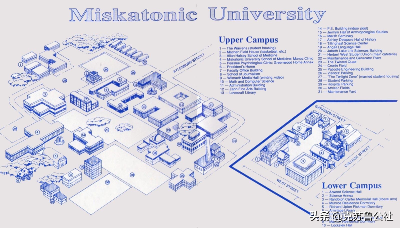 克苏鲁世界导游：“调查员摇篮”密斯卡托尼克大学 | 克苏鲁公社