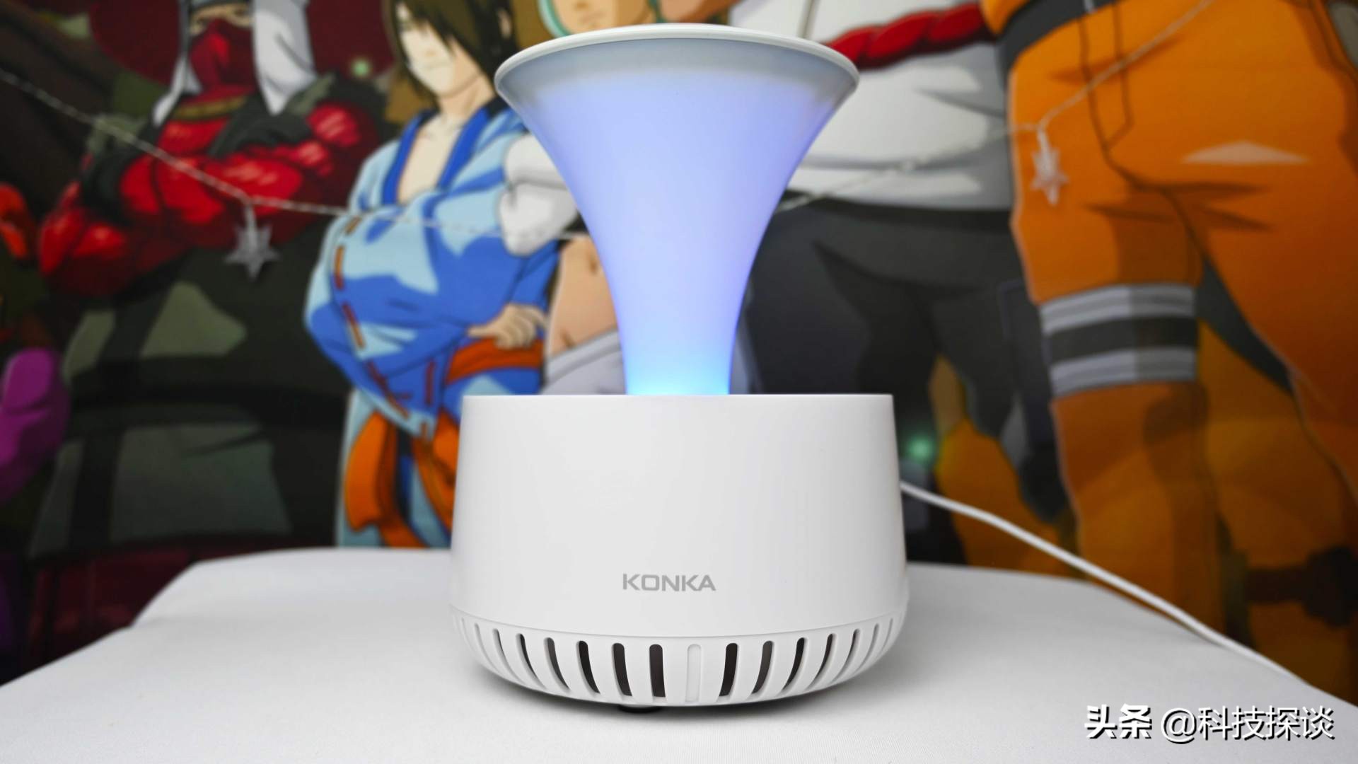 兼具空气净化功能，这才是床头灯该有的样子—康佳智能空气净化灯