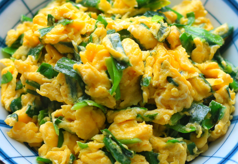 This method is the most effective method for making leeks scrambled