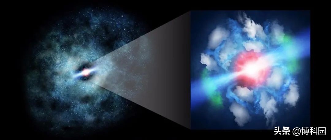 在110亿光年外，首次拍摄到“扰动气态云”第一张高分辨率图像！
