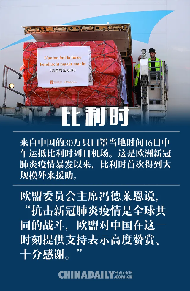 网友刷屏！中国援助物资上的“世界诗词大会”