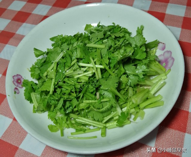 入秋后最适宜吃的开胃小菜，家常香菜拌豆干，简单好吃，爽口下饭