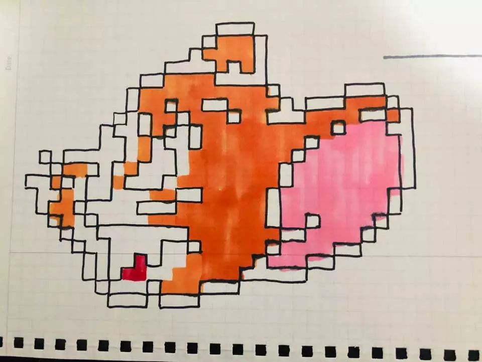 网格图怎么画(手绘像素画网格画详细教程)