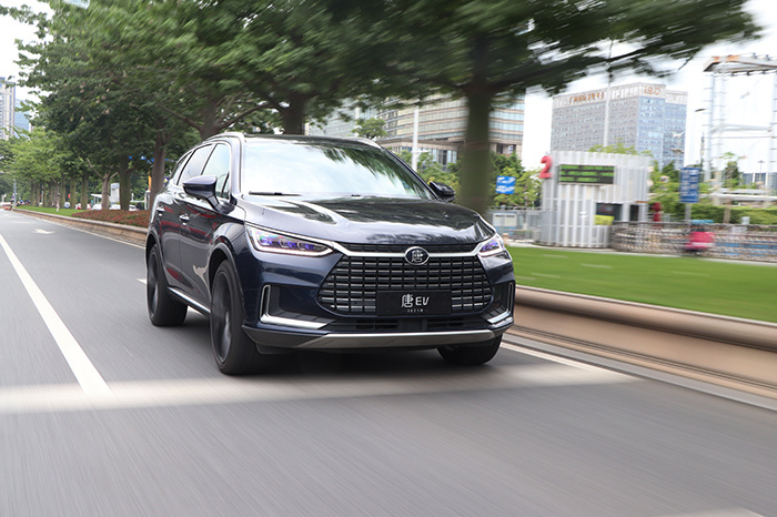 Run Tang Change XCP photoelectric test (15) How far can BYD Tang EV run after changing ...