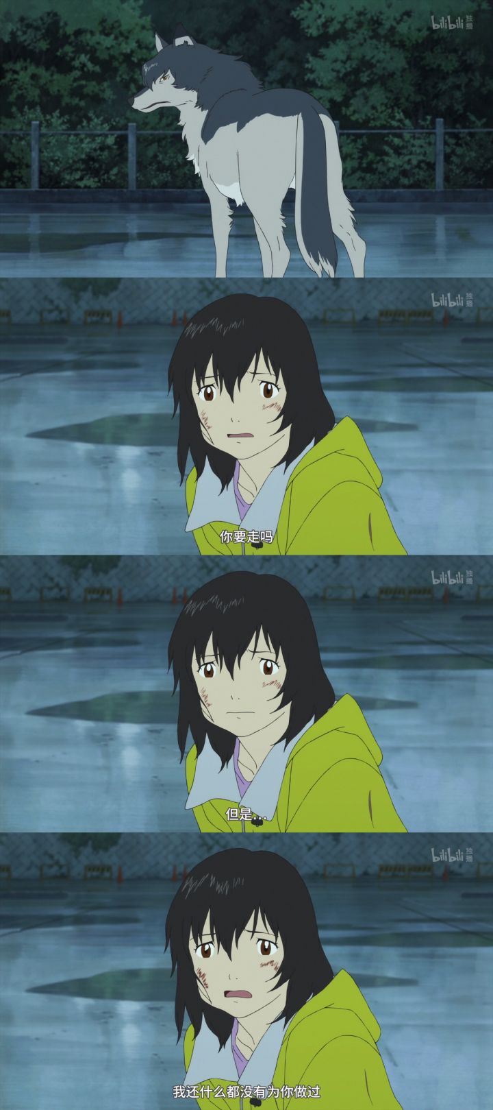 无意间看了《狼的孩子雨和雪》,一直在哭，从头