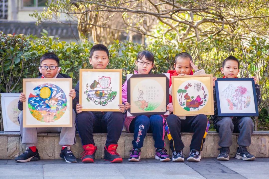 新年有“画”说——天府新区华阳实验小学学科融合诗配画作品展