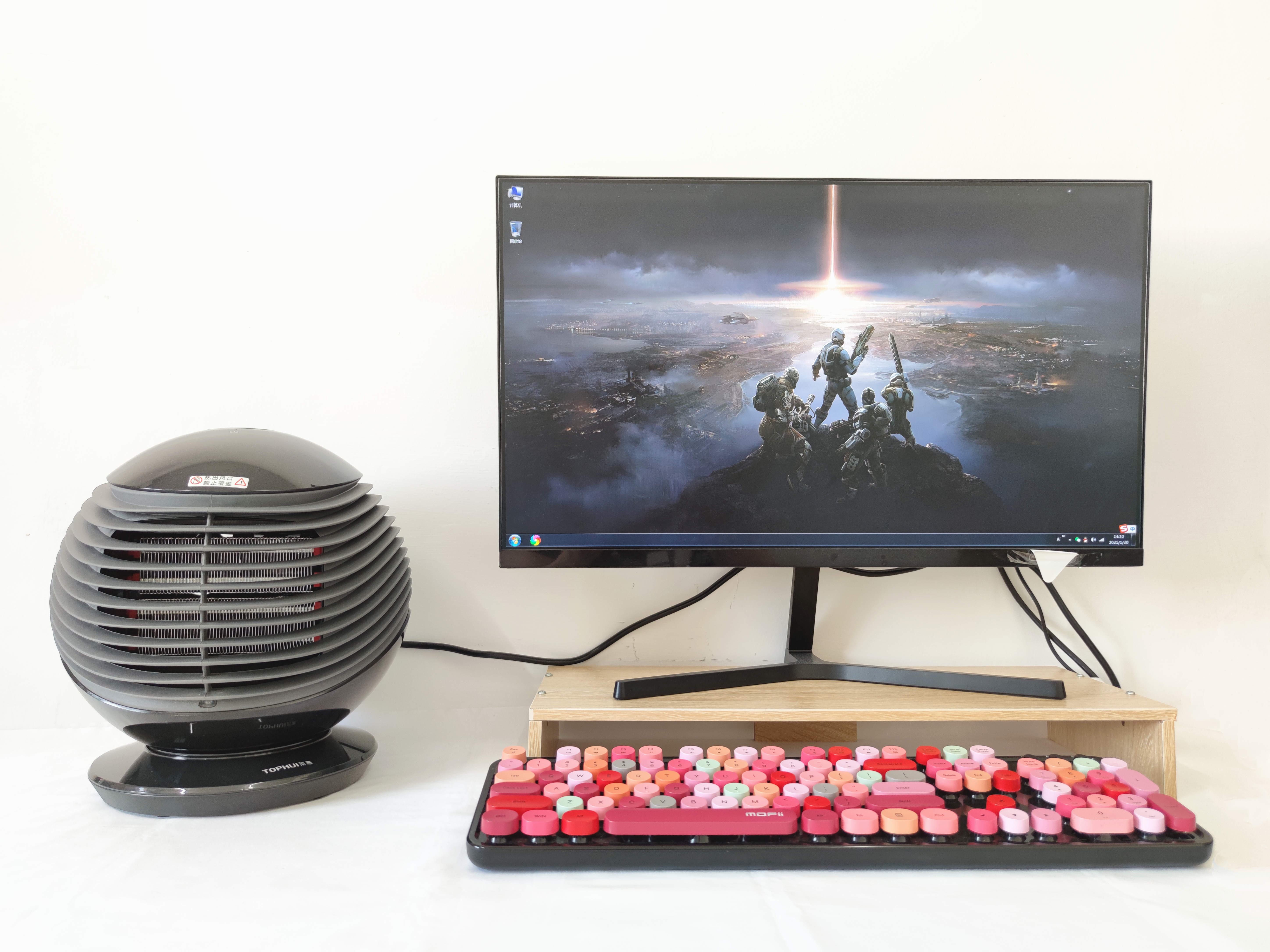 顶惠取暖器：3档调温、设计时尚，夏天竟然还可以当电风扇用？