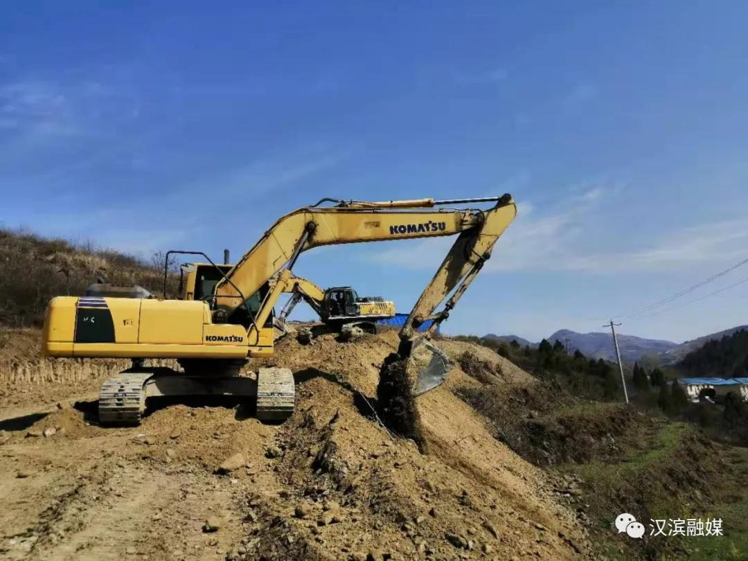 汉滨区重点项目建设全速“?”跑