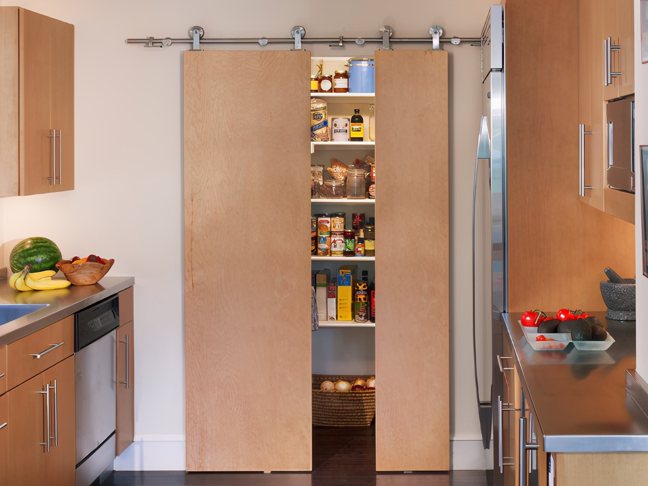 Sliding doors are outdated. Now post90s all like barn doors, they don