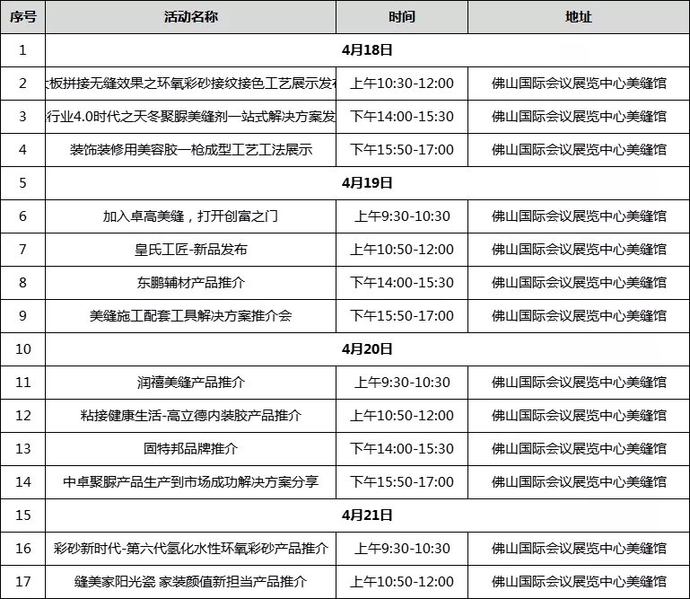 陶博会上新|大事件!30+美缝上下游品牌集体参展佛山陶博会